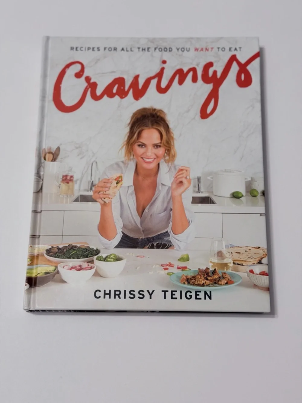 Chrissy Teigen Cravings Recipes for All the Food You‎ Want to Eat Hardcover Book